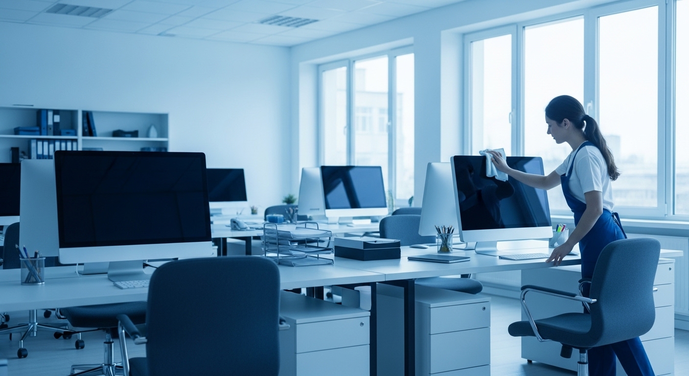 Cleaning service background