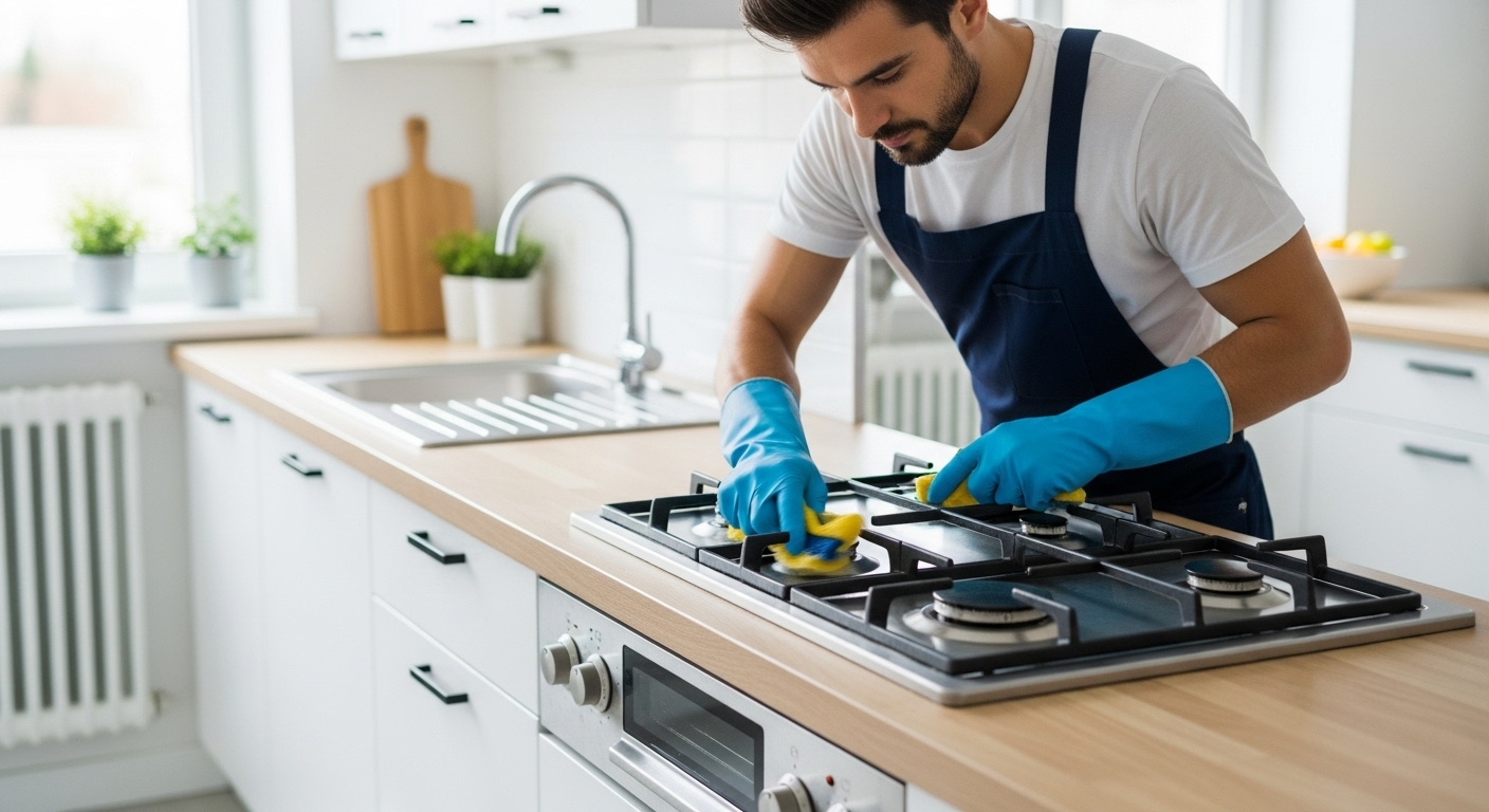 Cleaning service background